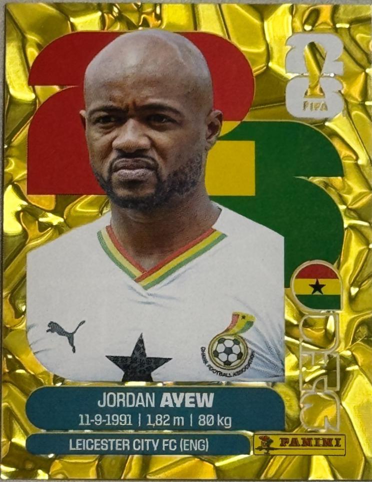 Jordan Ayew [Gold Flood Crumple] #GHA16