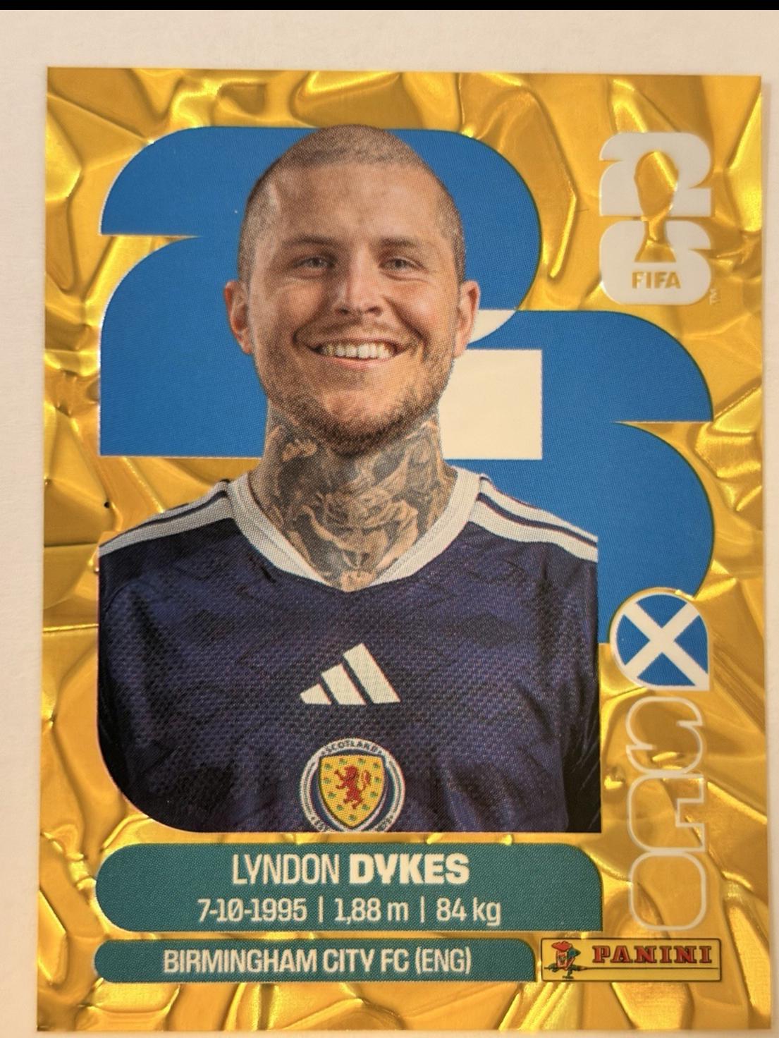 Lyndon Dykes [Gold Flood Crumple] #SCO18