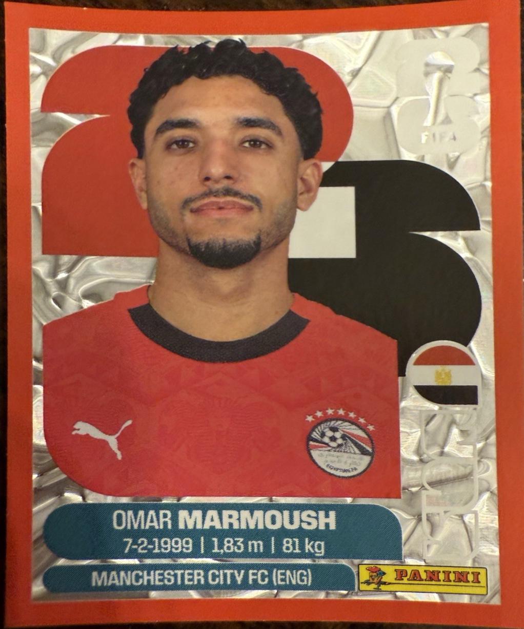 Omar Marmoush [Red Crumple] #EGY20