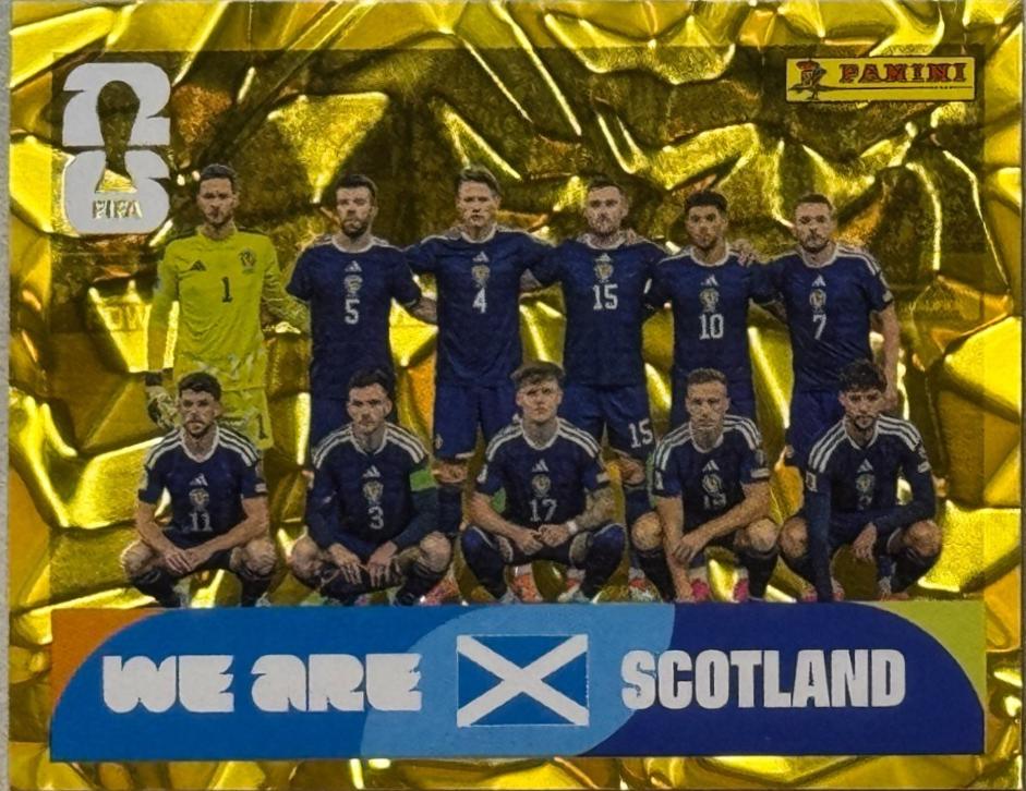 Scotland Team [Gold Flood Crumple] #SCO13