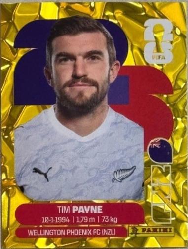 Tim Payne [Gold Flood Crumple] #NZL6