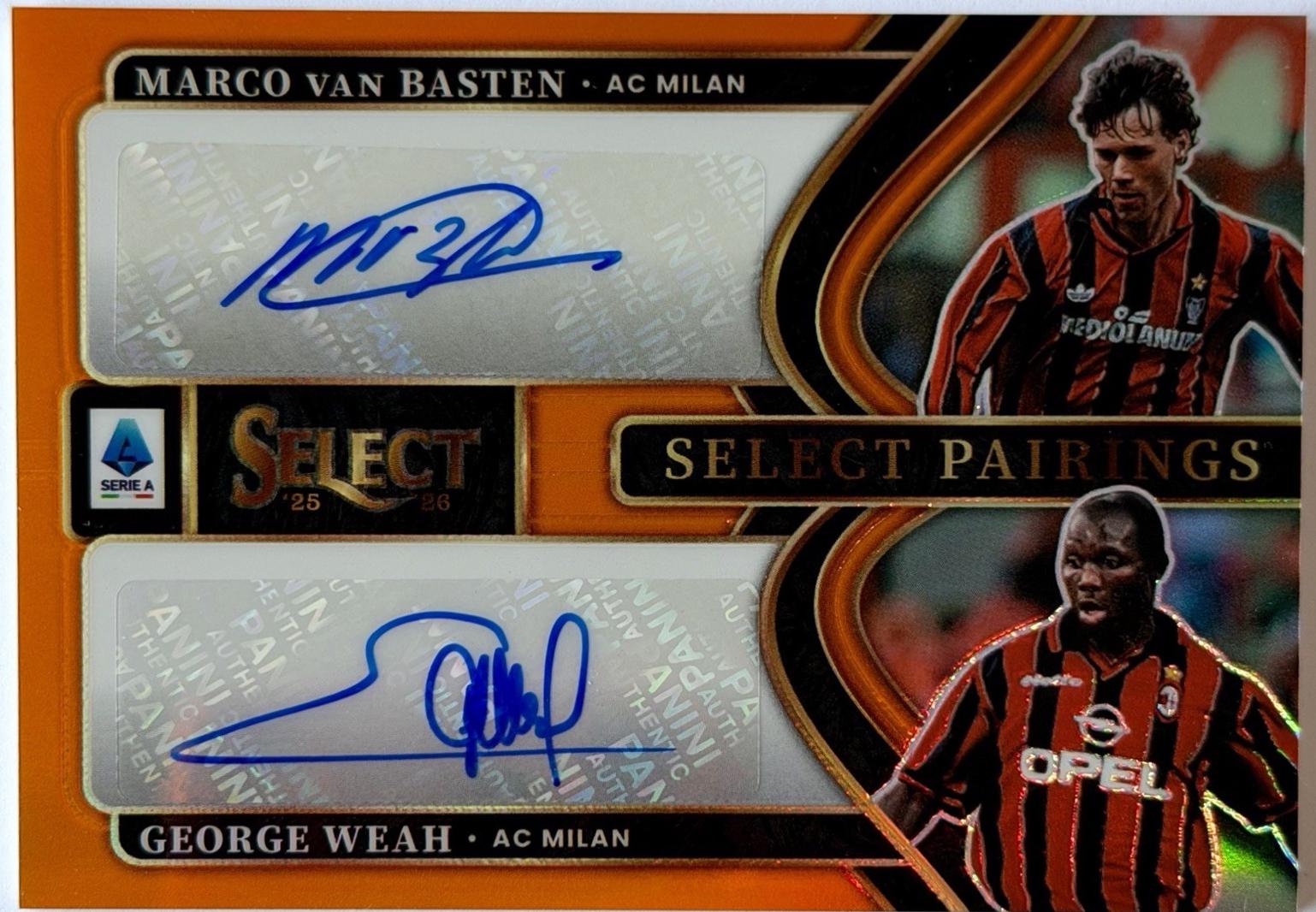 George Weah  / Marco Van Basten [Orange] #6