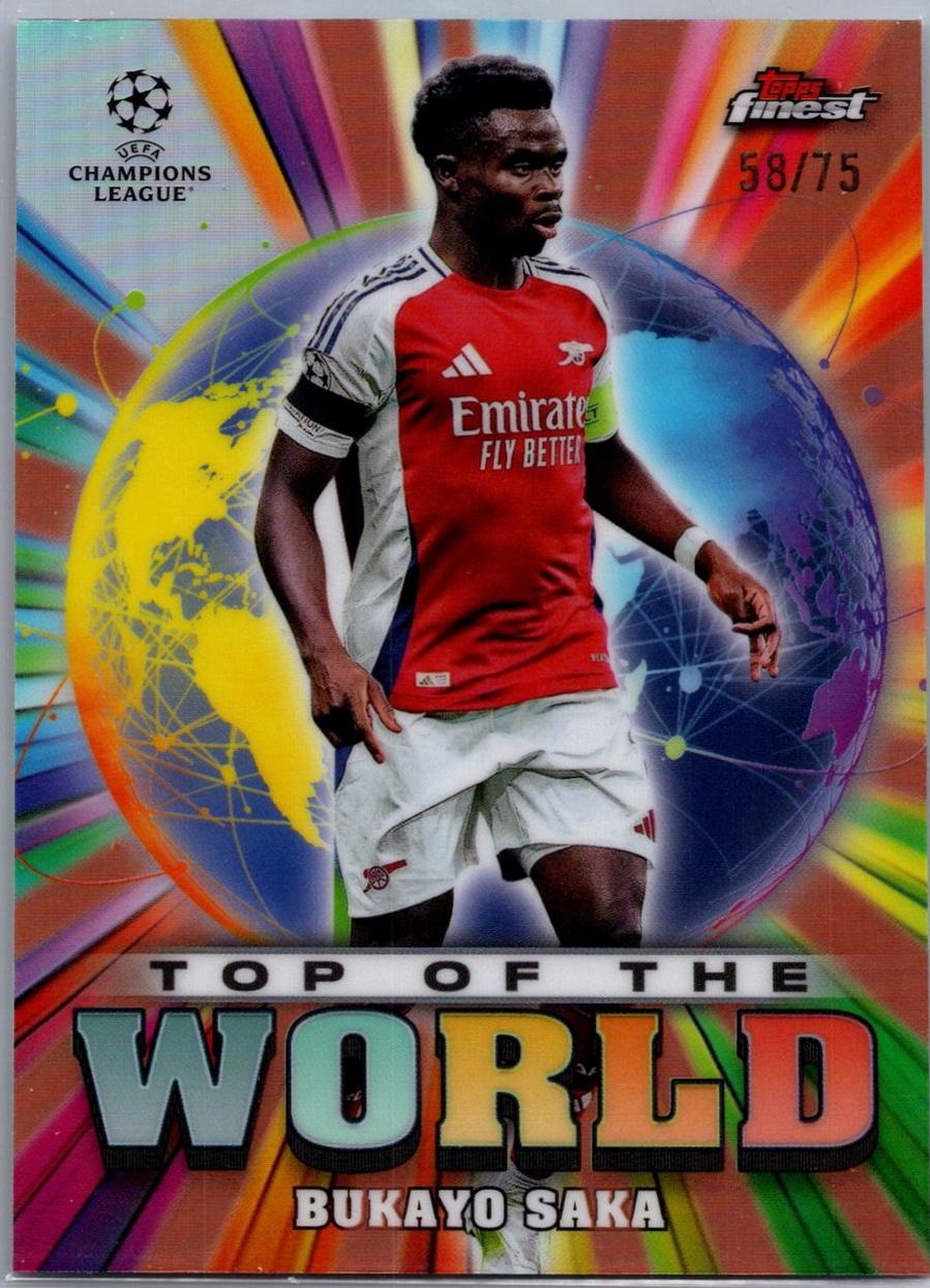 Bukayo Saka [Rose Gold Refractor] #TW-4