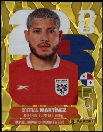 Cristian Martinez [Gold Flood Crumple] #PAN10