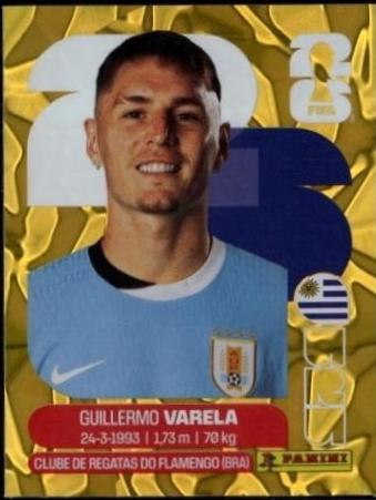 Guillermo Varela [Gold Flood Crumple] #URU8