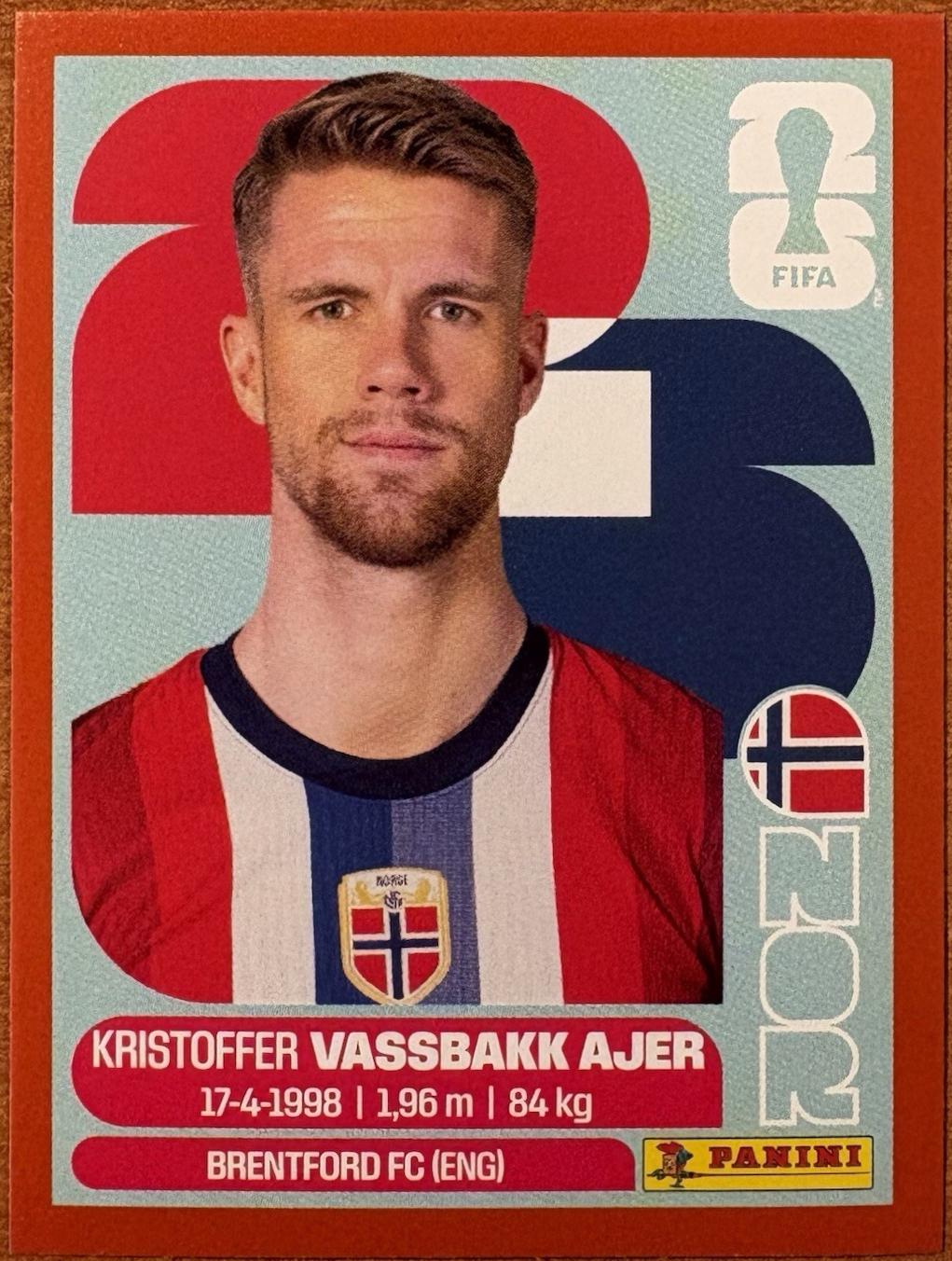Kristoffer Vassbakk Ajer [Red] #NOR5