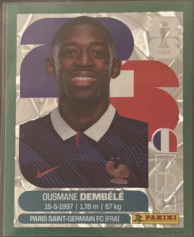 Ousmane Dembele [Green Crumple] #FRA15
