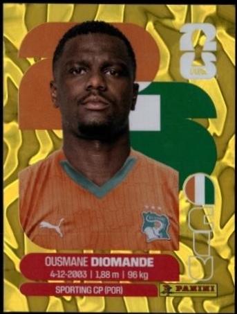 Ousmane Diomande [Gold Flood Crumple] #CIV9