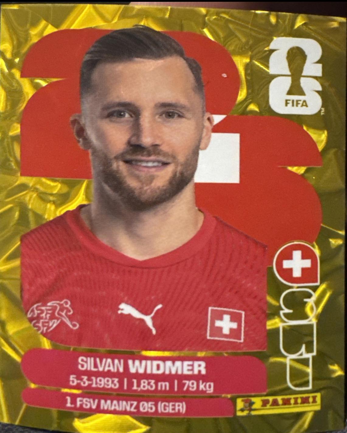 Silvan Widmer [Gold Flood Crumple] #SUI8