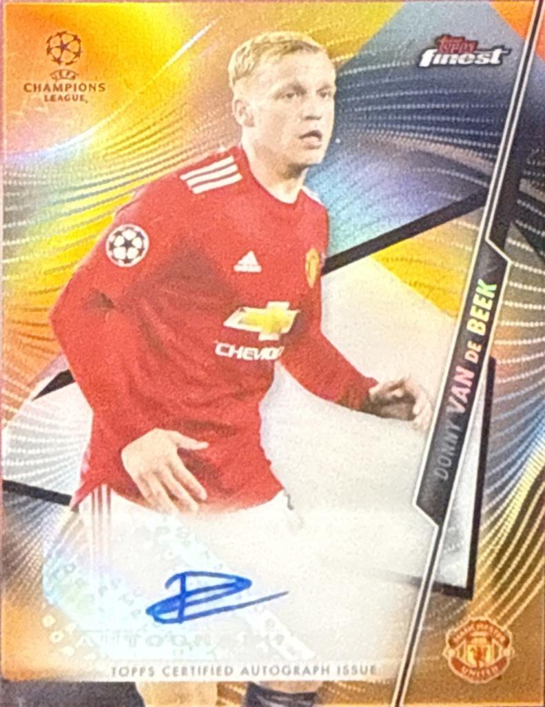 Donny Van de Beek [Orange Refractor] #FA-DV
