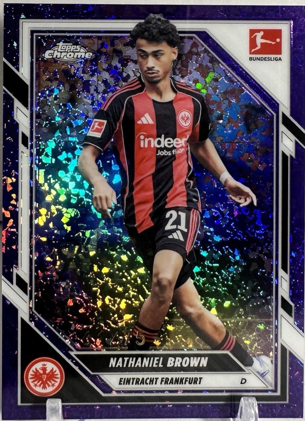 Nathaniel Brown [Purple Mini-Diamond Refractor] #23