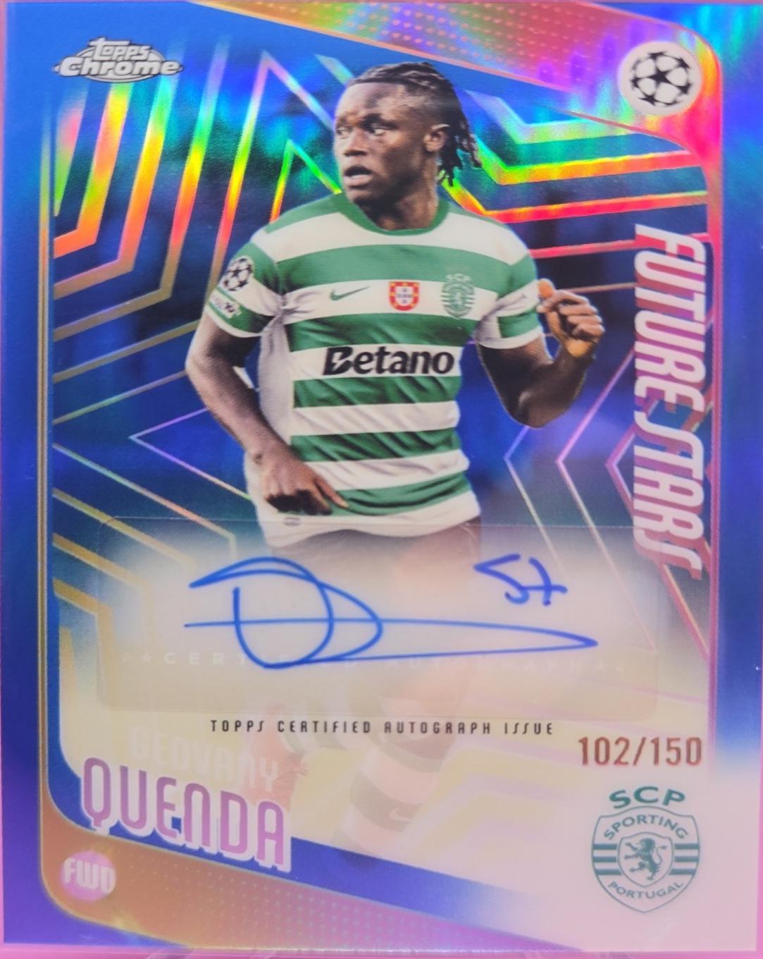 Geovany Quenda [Blue Foil] #FSA-GQ