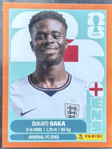 Bukayo Saka [Orange] #ENG17