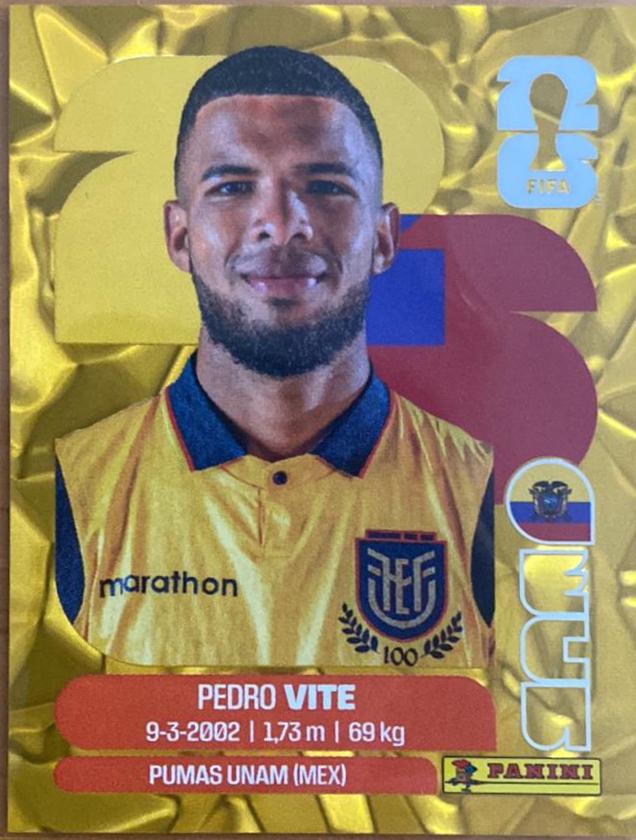 Pedro Vite [Gold Flood Crumple] #ECU12