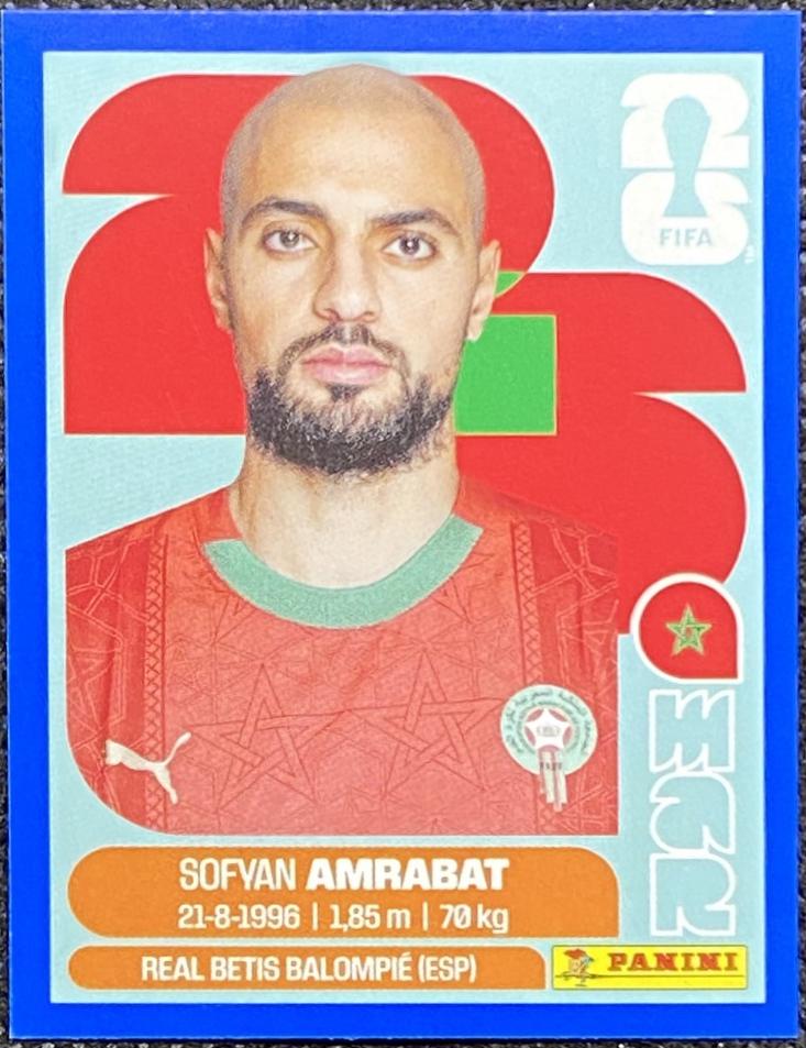 Sofyan Amrabat [Blue] #MAR10