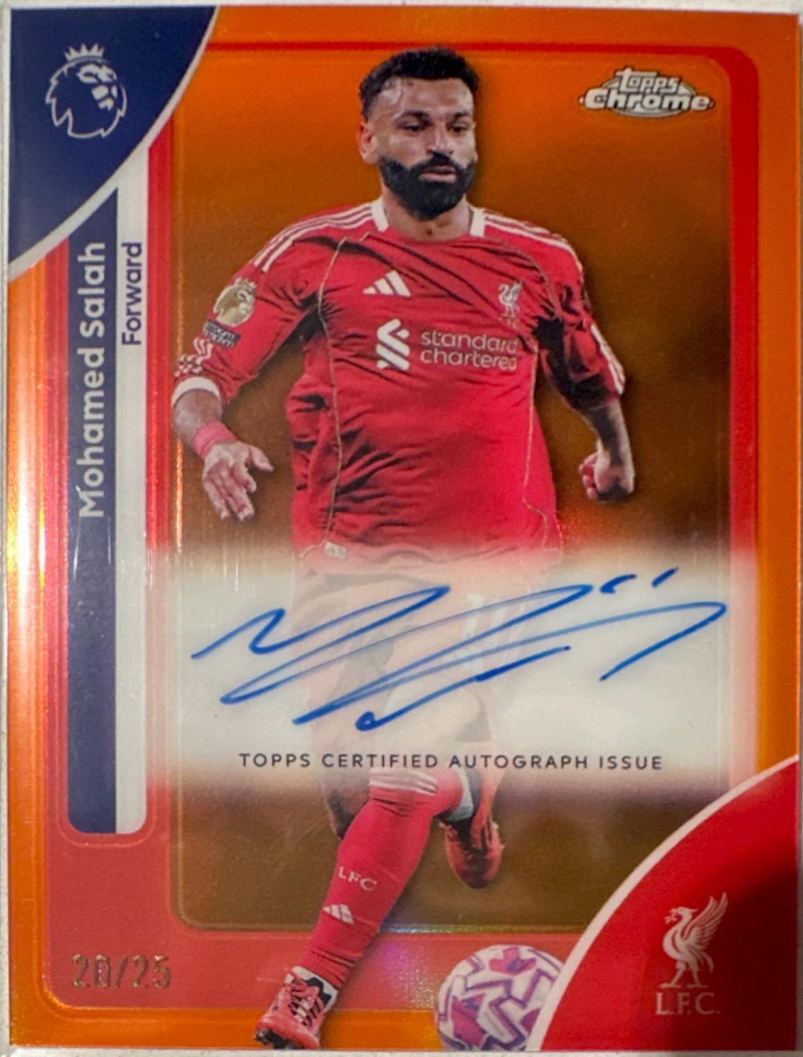 Mohamed Salah [Orange Refractor] #CA-MS
