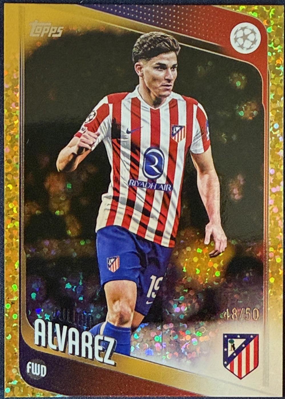 Julian Alvarez [Gold Raindrops] #154
