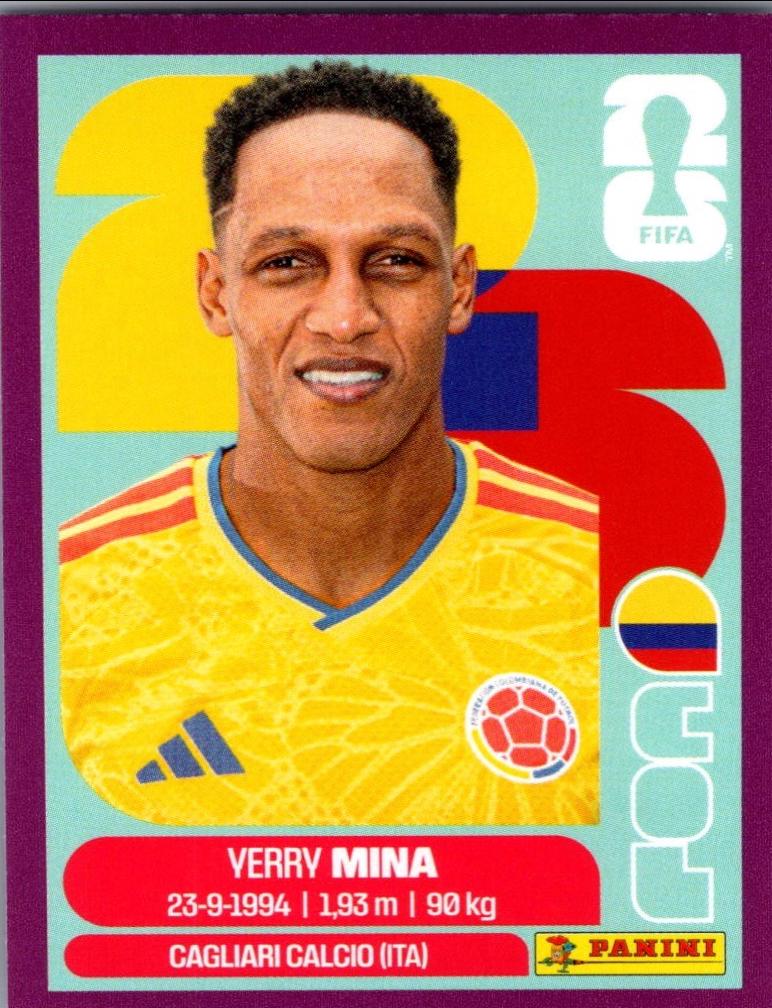 Yerry Mina [Purple] #COL5