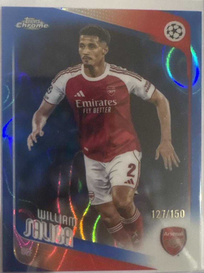 William Saliba [Blue Lava Refractor] #113