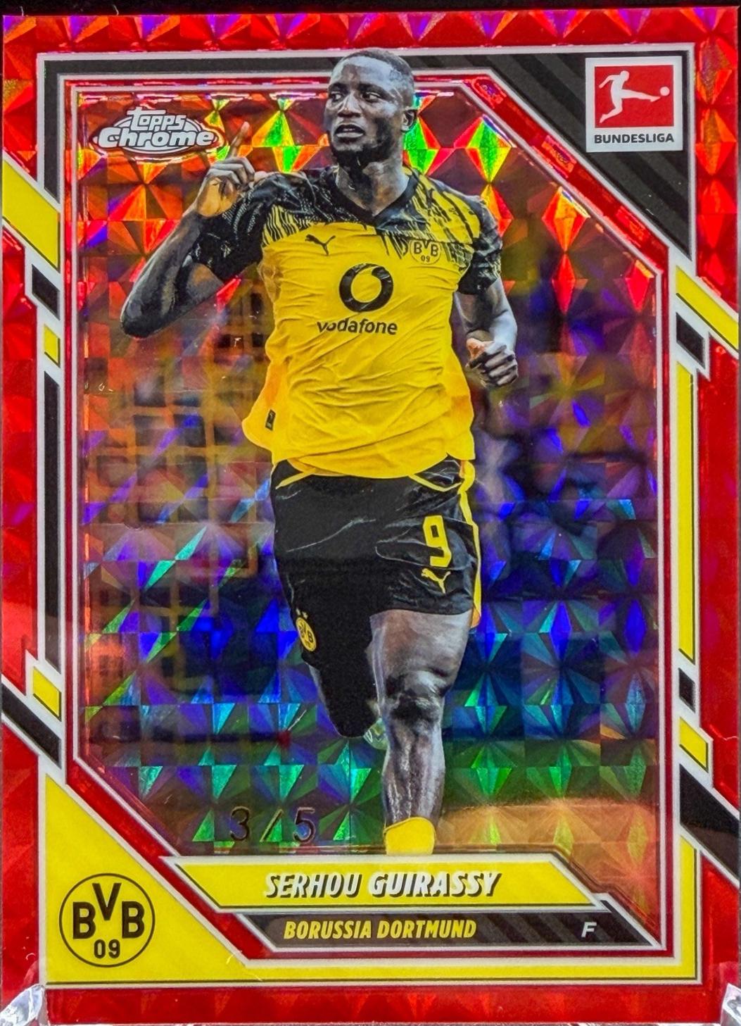 Serhou Guirassy [Red Geometric Refractor] #22