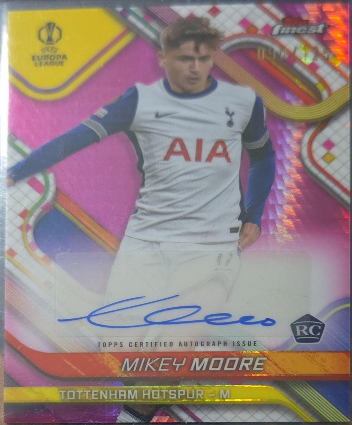 Mikey Moore [Pink Prism Refractor] #BA-MM