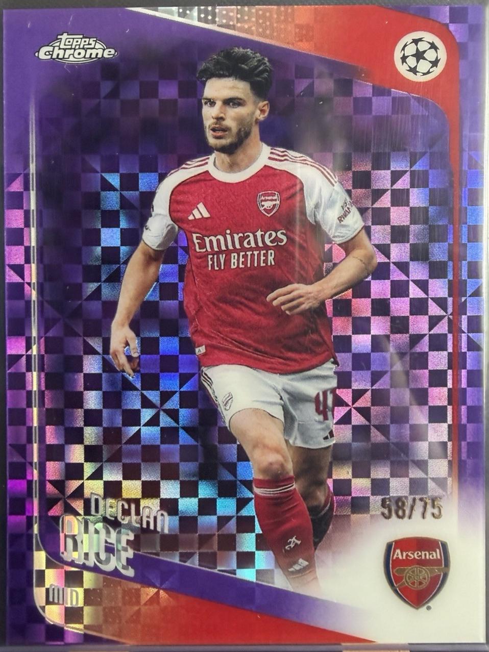 Declan Rice [Purple Refractor] #164
