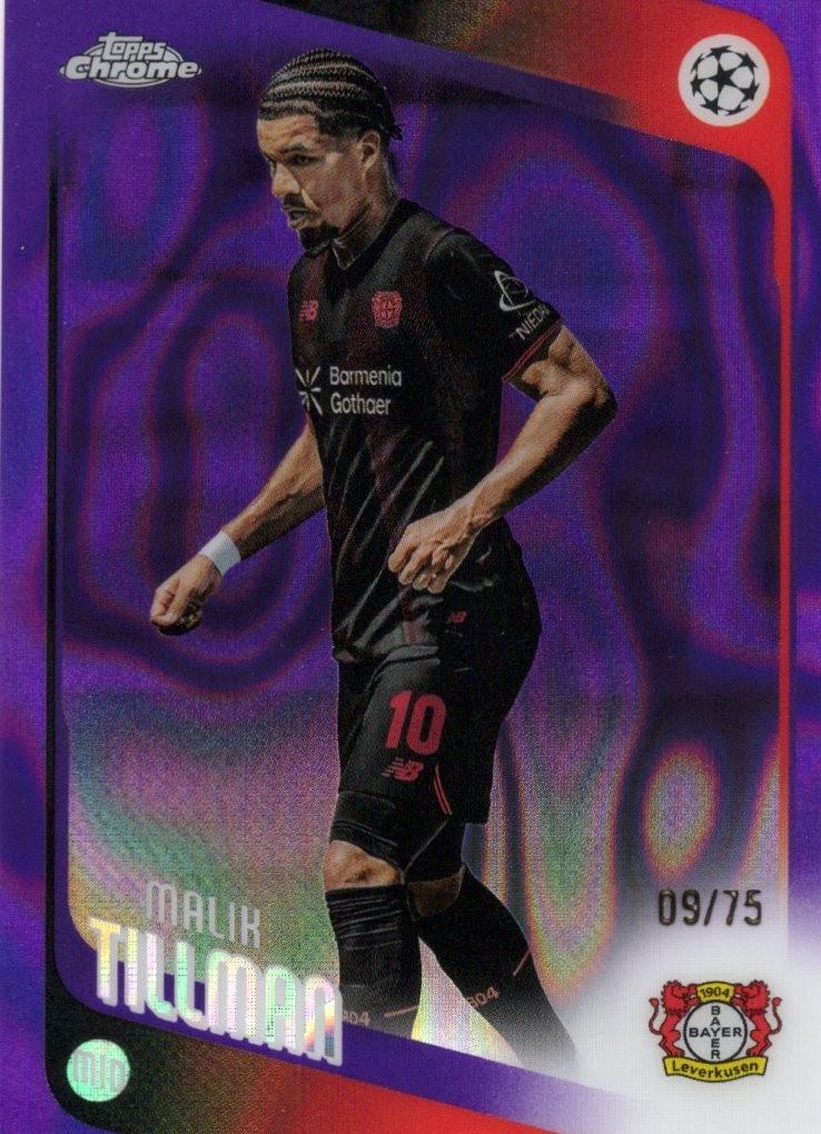 Malik Tillman [Purple Lava Refractor] #24