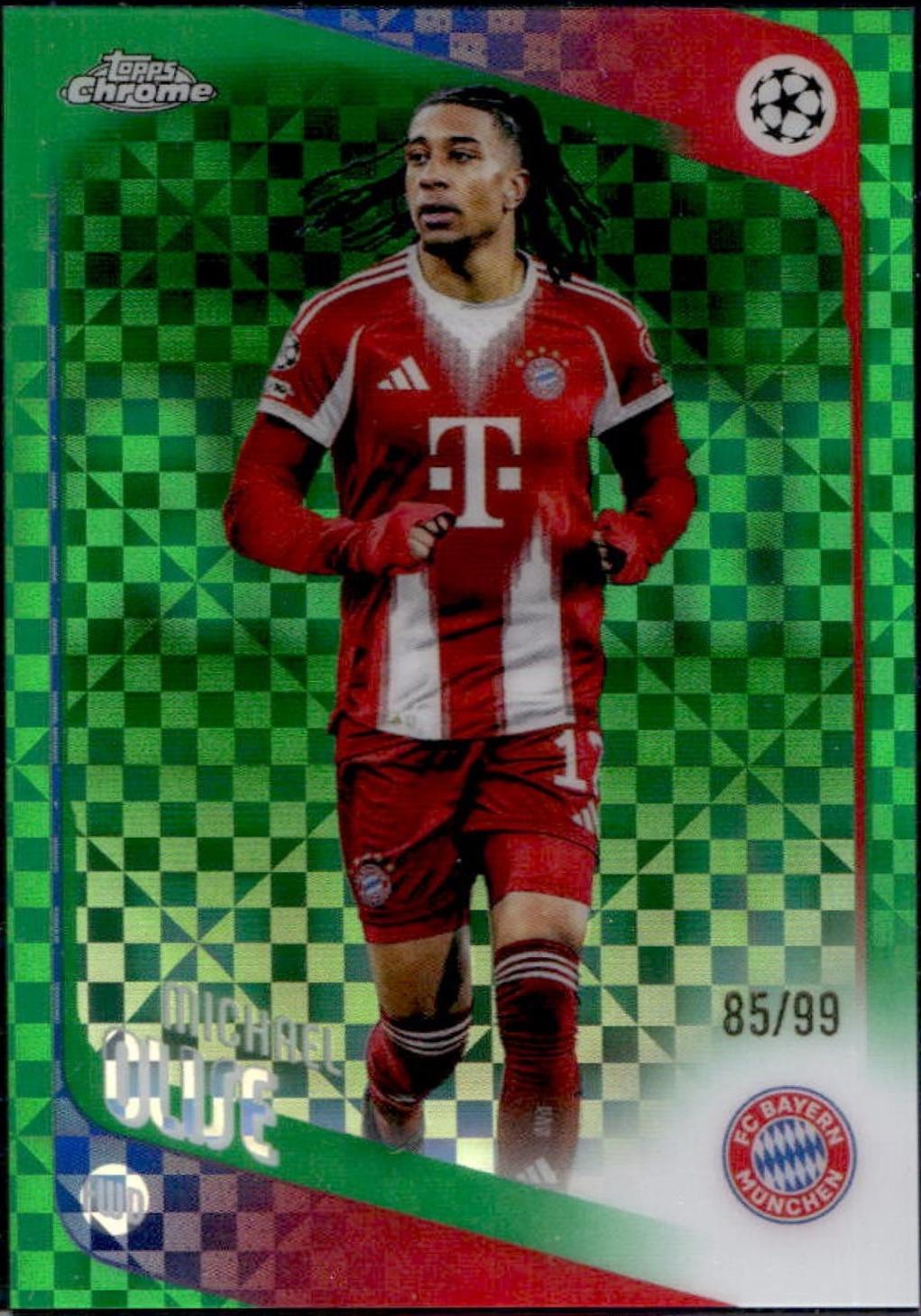 Michael Olise [Green X-Fractor] #4