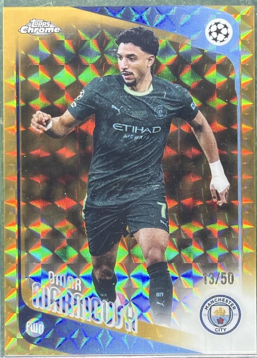 Omar Marmoush [Gold Geometric Refractor] #80
