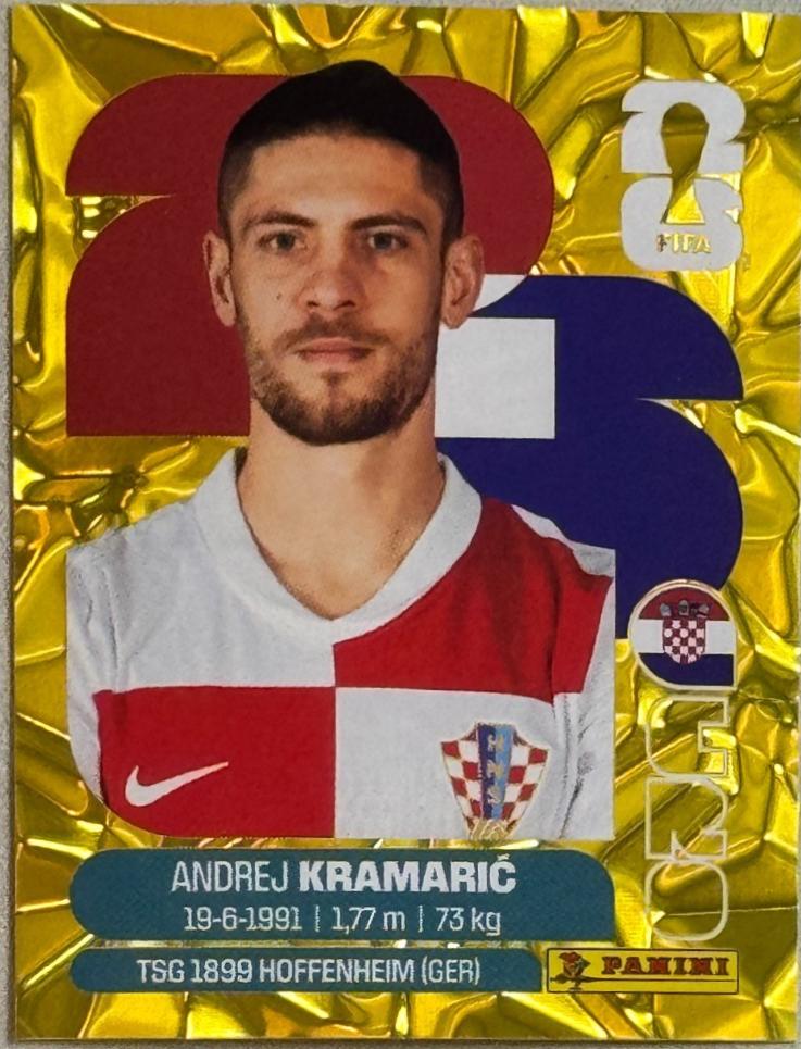 Andrej Kramaric [Gold Flood Crumple] #CRO19