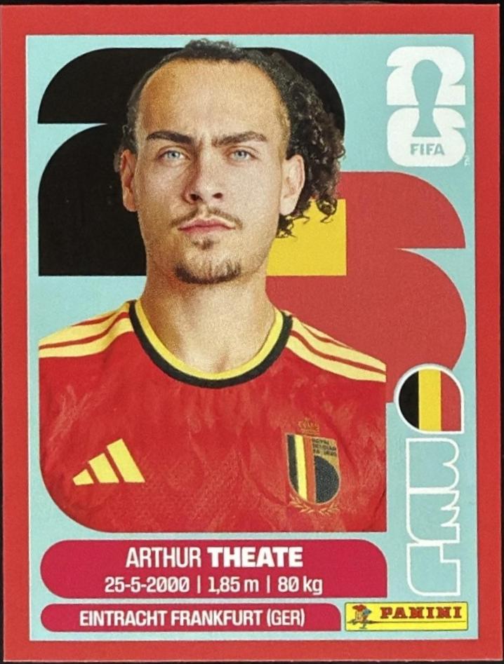 Arthur Theate [Red] #BEL3