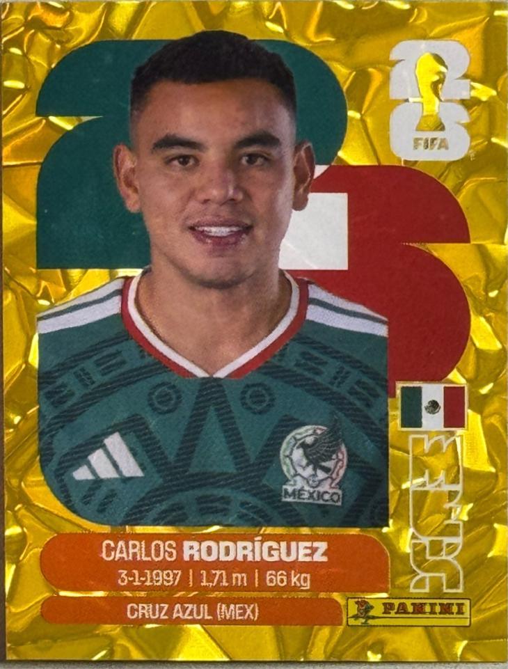 Carlos Rodriguez [Gold Flood Crumple] #MEX9