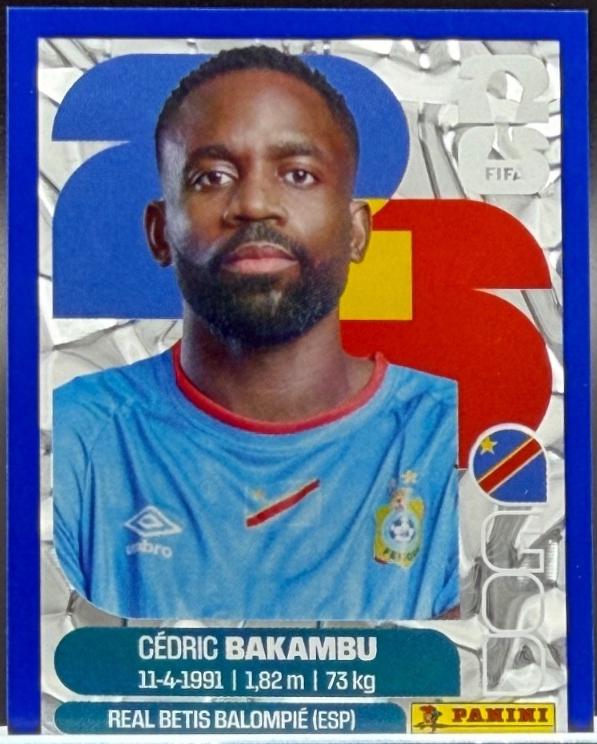 Cedric Bakambu [Blue Crumple] #COD19