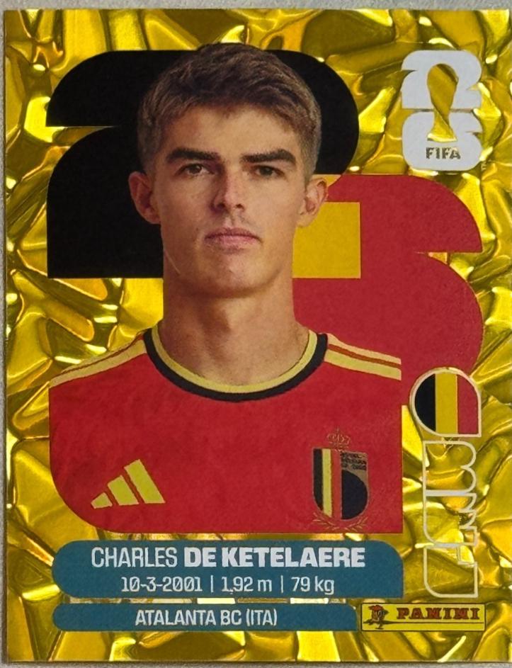 Charles De Ketelaere [Gold Flood Crumple] #BEL17