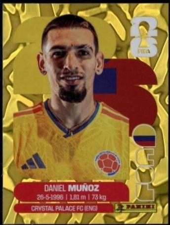 Daniel Munoz [Gold Flood Crumple] #COL6