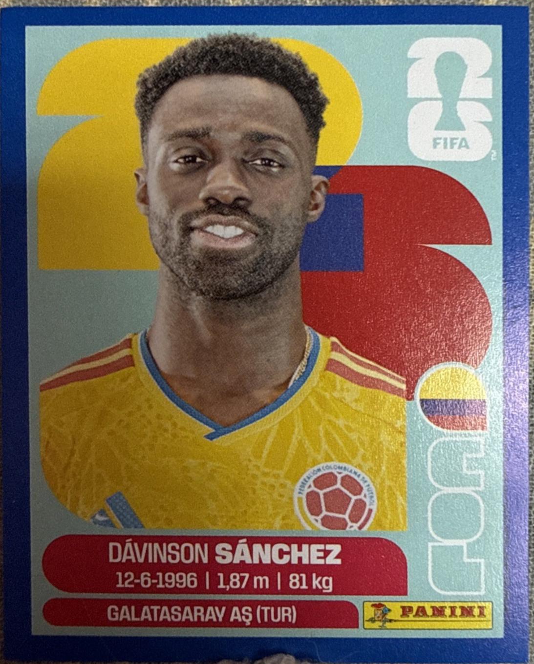 Davinson Sanchez [Blue] #COL4
