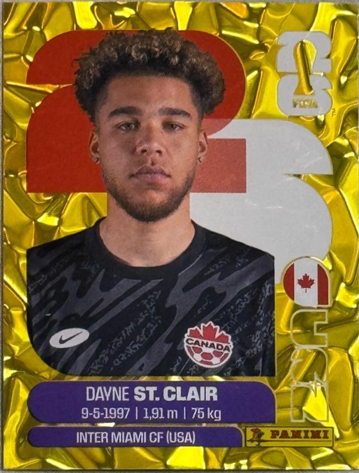 Dayne St. Clair [Gold Flood Crumple] #CAN2
