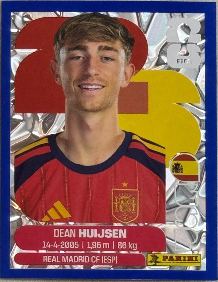 Dean Huijsen [Blue Crumple] #ESP5