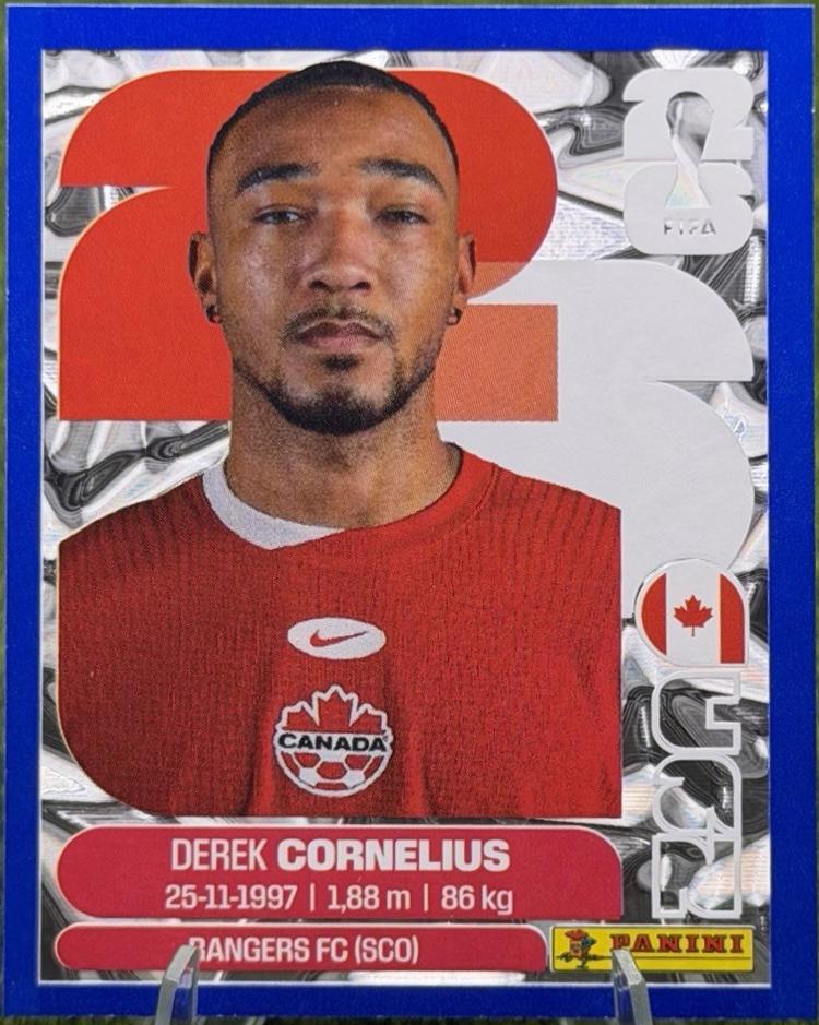 Derek Cornelius [Blue Crumple] #CAN7