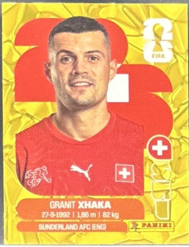 Granit Xhaka [Gold Flood Crumple] #SUI9