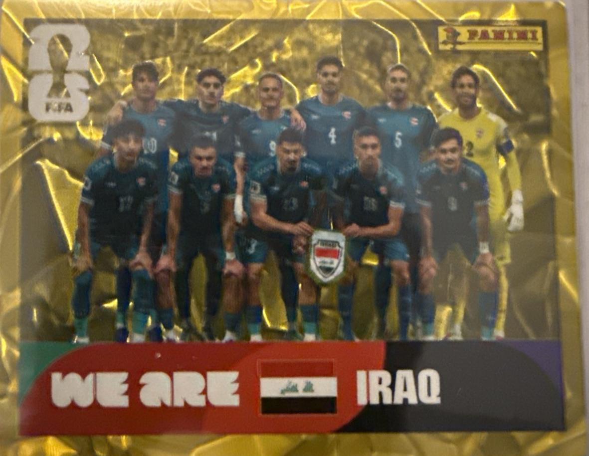 Iraq Team [Gold Flood Crumple] #IRQ13
