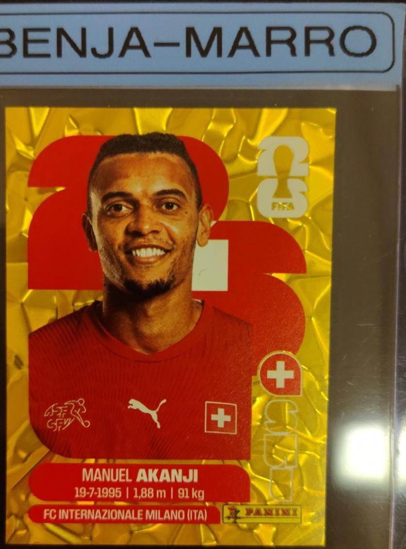 Manuel Akanji [Gold Flood Crumple] #SUI4