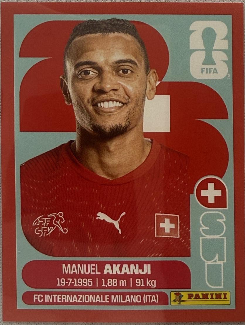 Manuel Akanji [Red] #SUI4