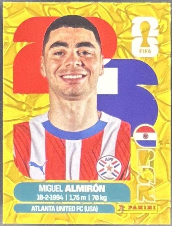 Miguel Almiron [Gold Flood Crumple] #PAR17