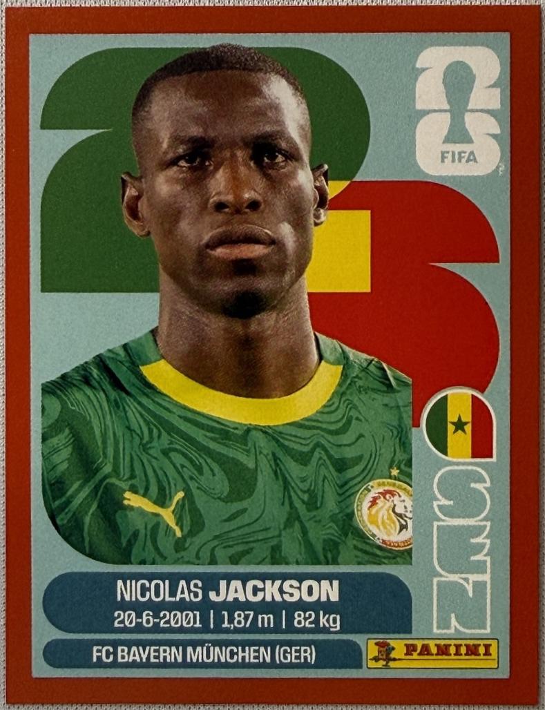 Nicolas Jackson [Red] #SEN19