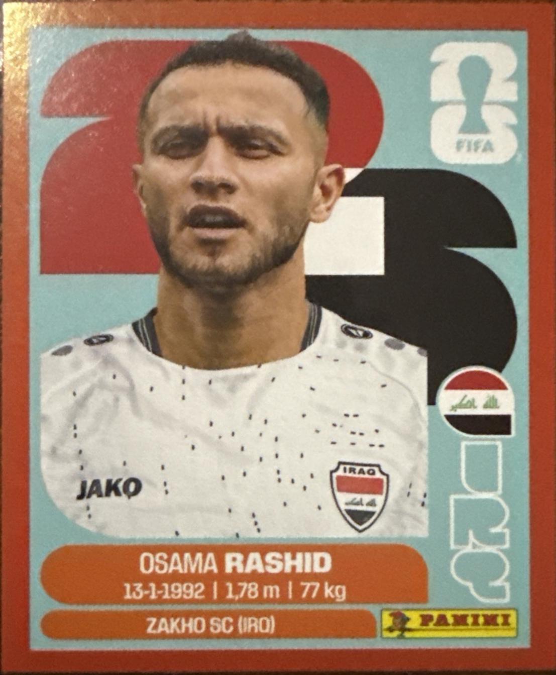 Osama Rashid [Red] #IRQ17