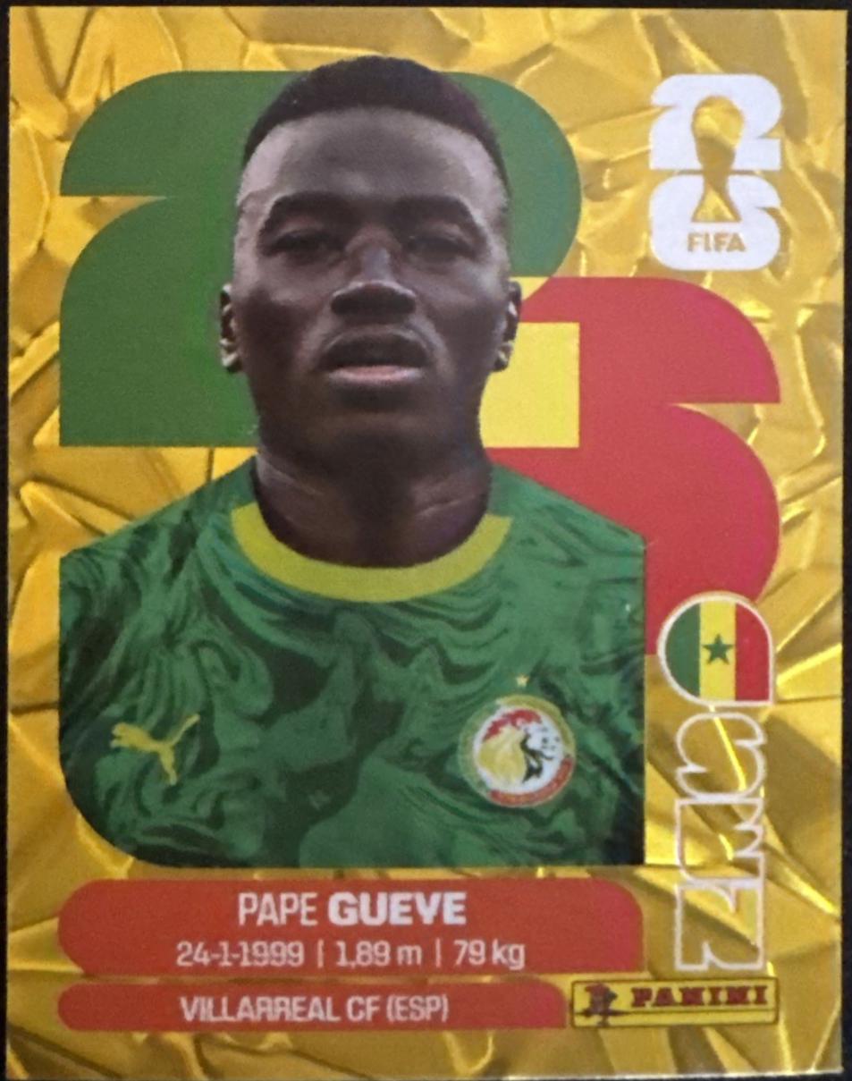 Pape Gueye [Gold Flood Crumple] #SEN11
