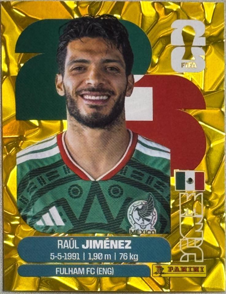 Raul Jimenez [Gold Flood Crumple] #MEX17