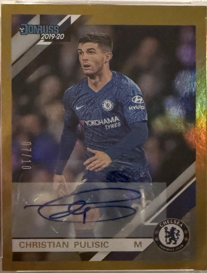 Christian Pulisic [Donruss Premier League Autograph Gold] #53