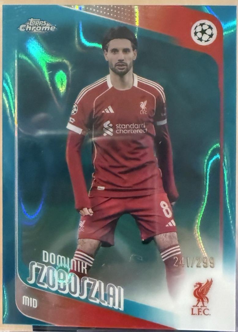 Dominik Szoboszlai [Teal Refractor] #78